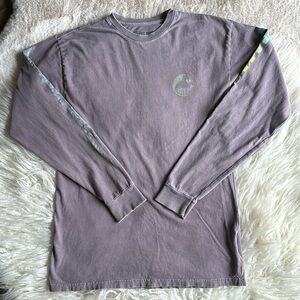 Vans Unisex Purple Long Sleeve Shirt